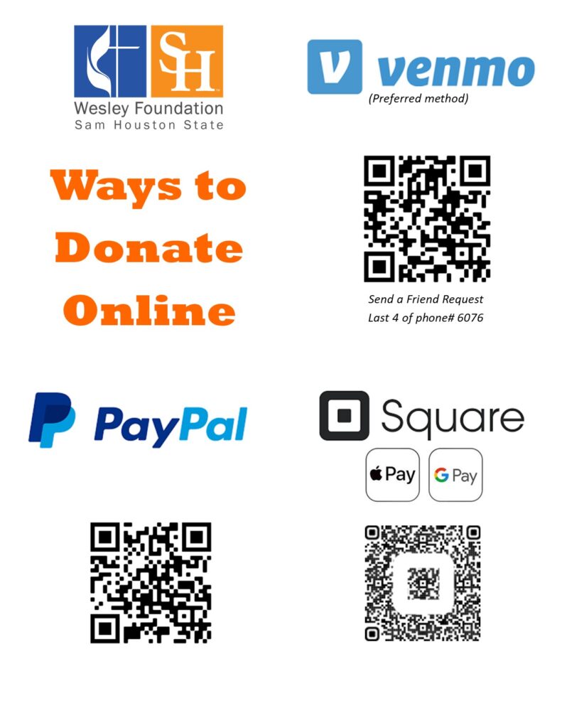 QRs for Online Donations